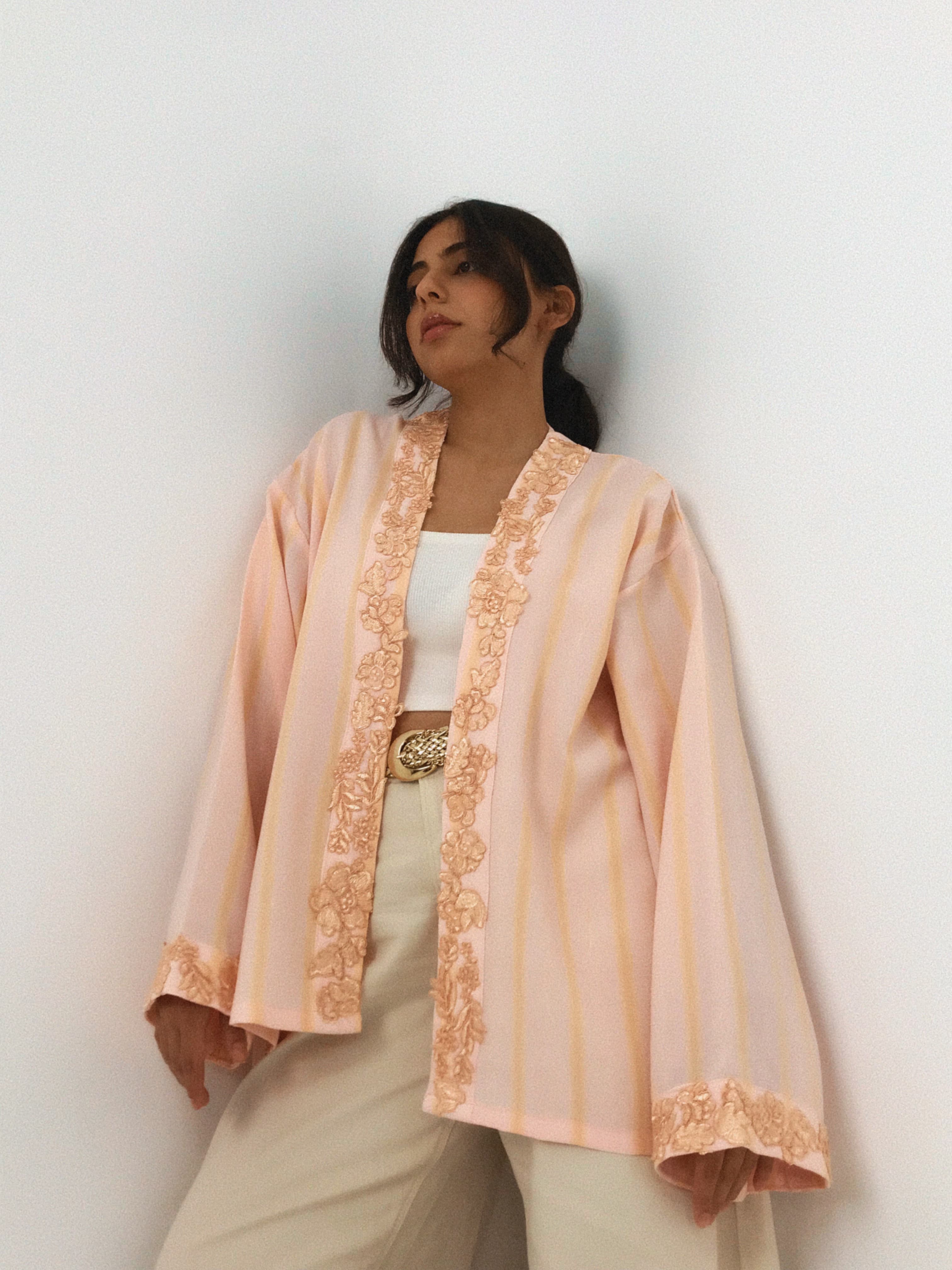 Coral Bloom Kimono