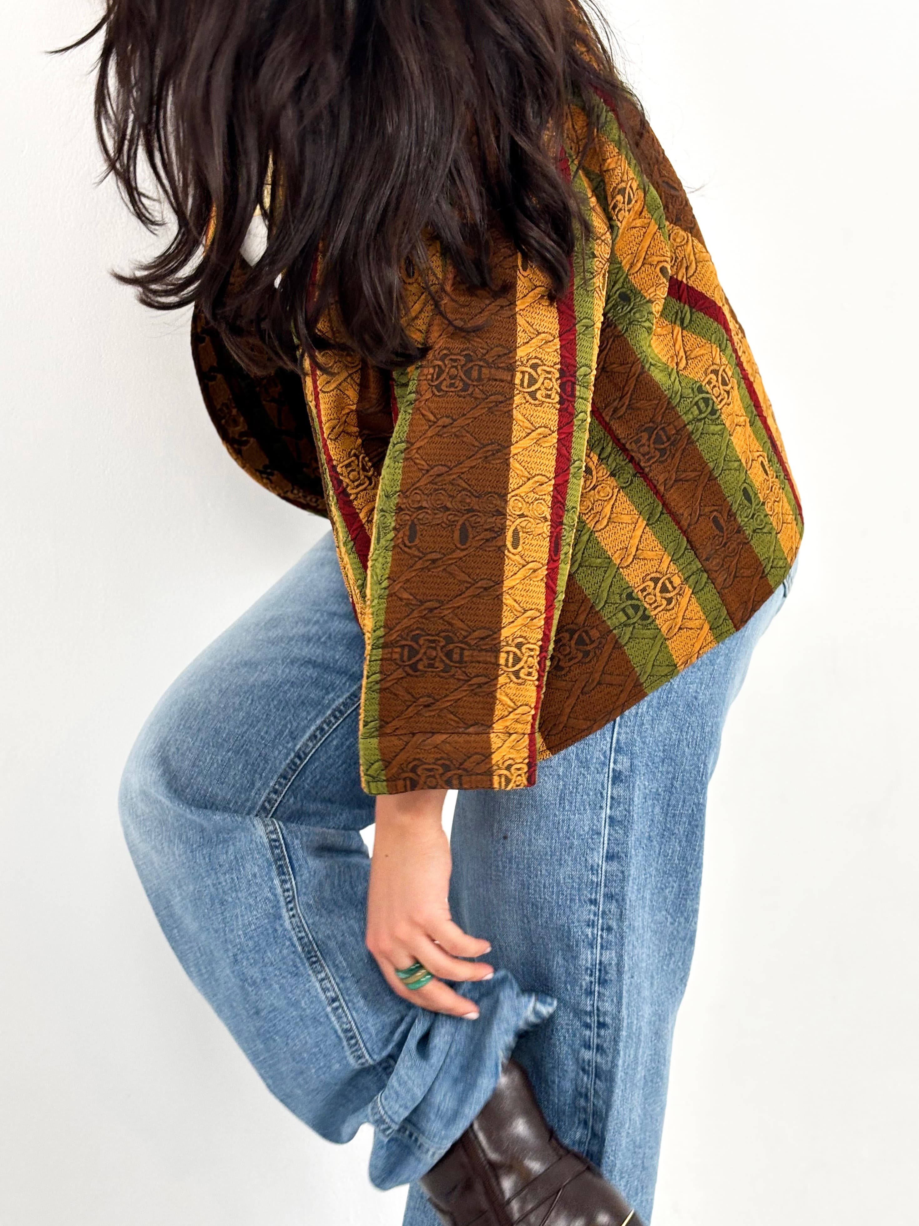 The Striped Jacquard Jacket